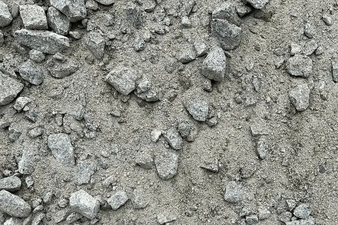 crushed stone and sand mix